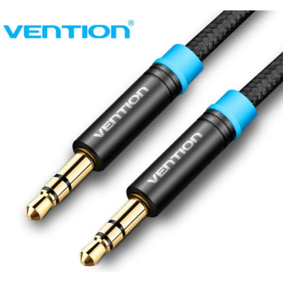 Buy Vention Cotton Braided 3.5mm Male to Male Audio Cable 1.5M Type in [storefront]