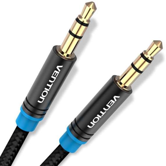 Buy Vention Cotton Braided 3.5mm Male to Male Audio Cable 1.5M Type in [storefront]
