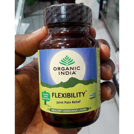 Buy Organic India Flexibility Joint Pain Relief 60 Capsules Supplement in [storefront]