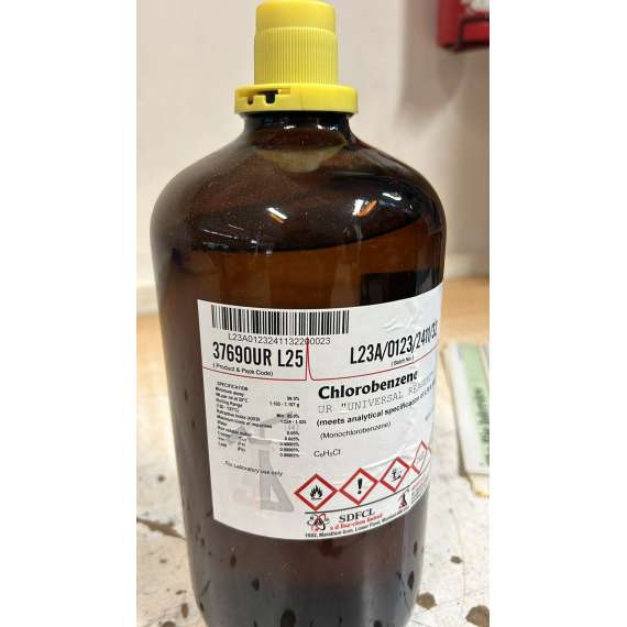 Buy SD Fine 2.5Litre Chlorobenzene Analytical Reagent in [storefront]