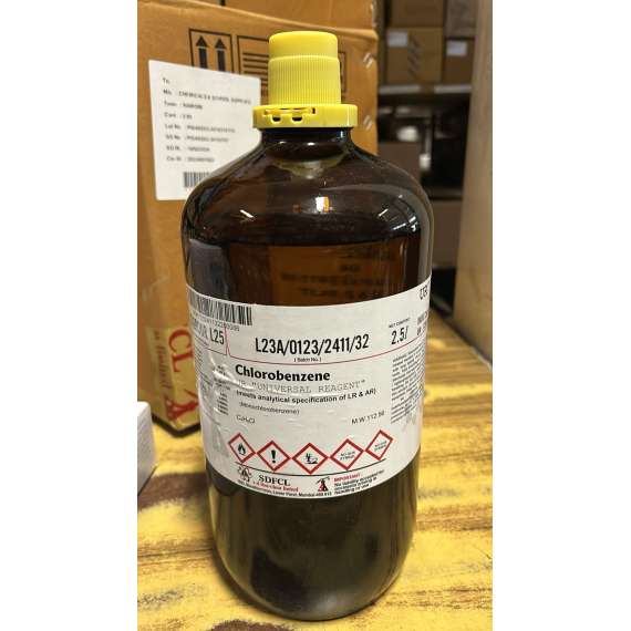 Buy SD Fine 2.5Litre Chlorobenzene Analytical Reagent in [storefront]