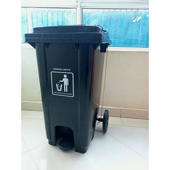 Buy Generic Biohazard 100 Litres Pedal Bins With Castors in [storefront]