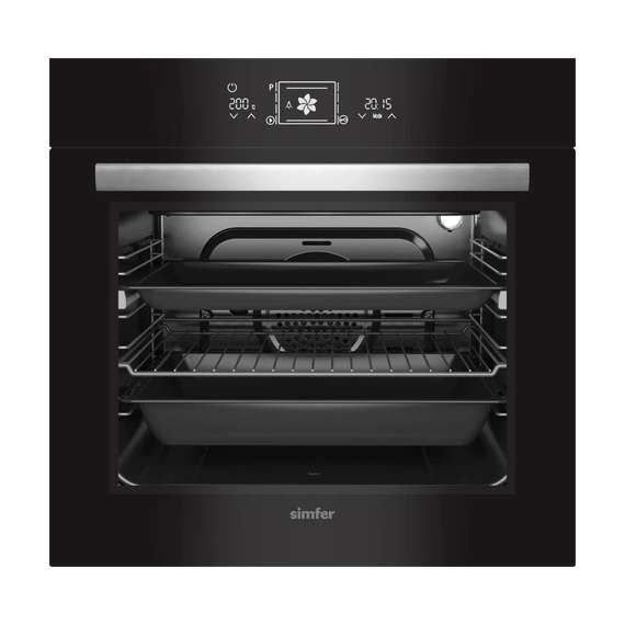 Buy Simfer B6510SERSP 60CM Glass Built-in Oven in [storefront]
