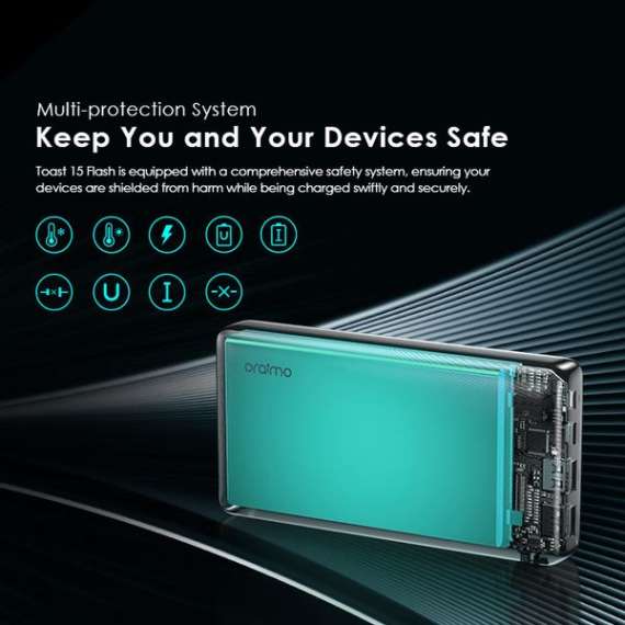 Buy Oraimo Toast 15 Flash 15W 10000mAh Power Bank in [storefront]