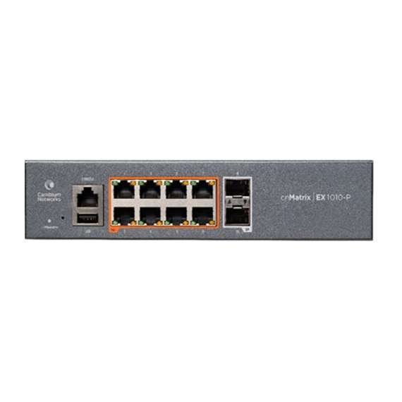 Buy Cambium cnMatrix EX1010-P 8-Port PoE+ Gigabit Managed Network Switch in [storefront]