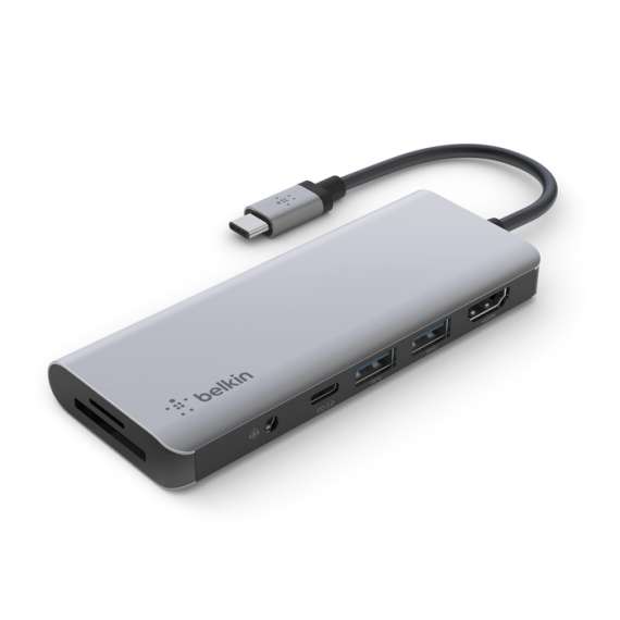 Buy Belkin Connect USB-C 7-in-1 Multiport Hub Adapter in [storefront]