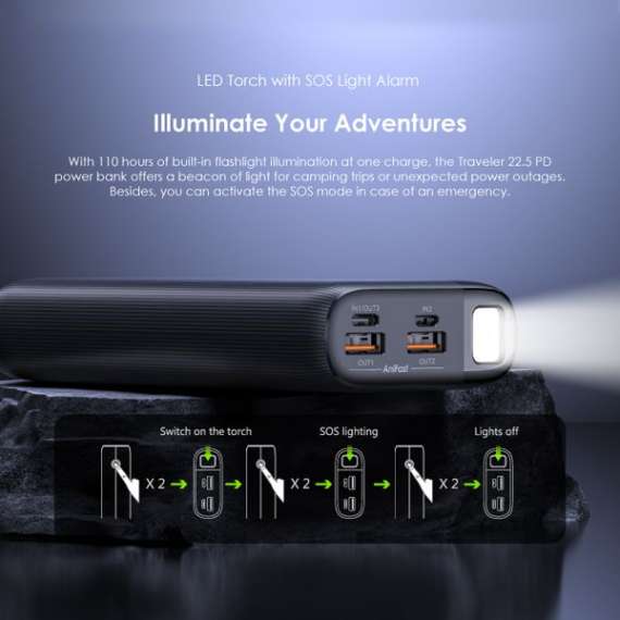 Buy Oraimo Traveler 22.5 PD 20000mAh 22.5W Power Bank in [storefront]
