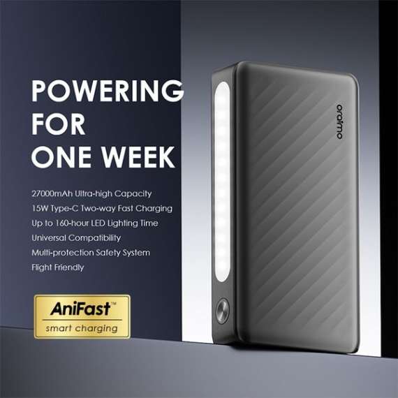 Buy Oraimo Traveler 3 Lit 27000mAh 15W Power Bank in [storefront]