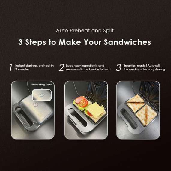 Buy Oraimo SmartSandwichMaker 750W Sandwich Maker in [storefront]