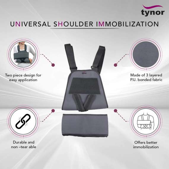 Buy Tynor C02 Shoulder Immobilizer, Size: Universal Size in [storefront]