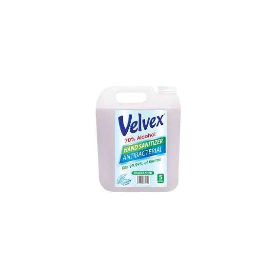 Buy Velvex 5Litre Liquid Hand Sanitizer, Sterilizer Scents: Summer Breeze in [storefront]