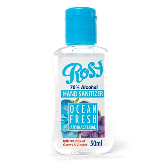 Buy Rosy 50ml 24Pack Hand Sanitizing Gel, Sterilizer Scents: Ocean Breeze in [storefront]
