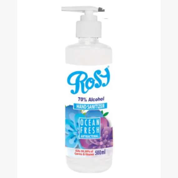 Buy Rosy 500ml 6Pack Gel Pump Hand Sanitizer, Sterilizer Scents: Ocean Breeze in [storefront]