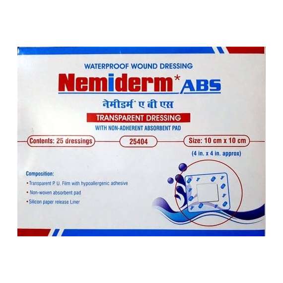 Buy Nemiderm 10cm by 10cm 25Pack Transparent Film Dressings in Kenya