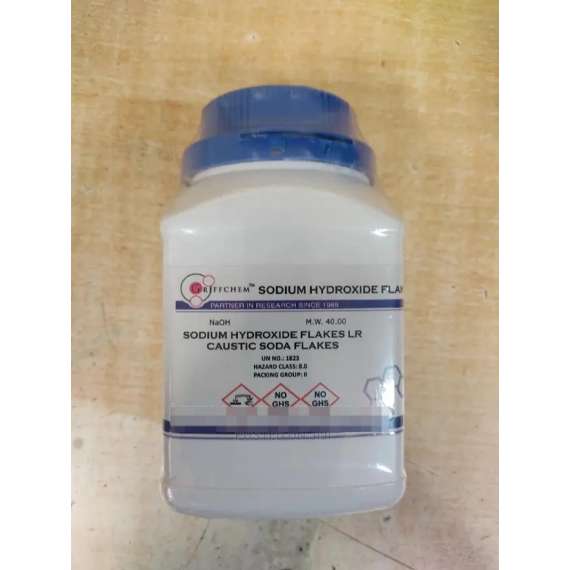 Buy Griffchem 500g Sodium Hydroxide Flakes Lab Reagent in [storefront]