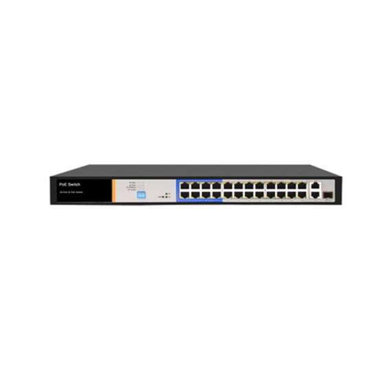 Buy CP Plus CP-ANW-HP24G2F1-25 24 Port AI PoE Switch in [storefront]
