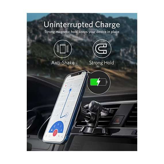 Buy Anker PowerWave Magnetic Charging Car Mount in [storefront]
