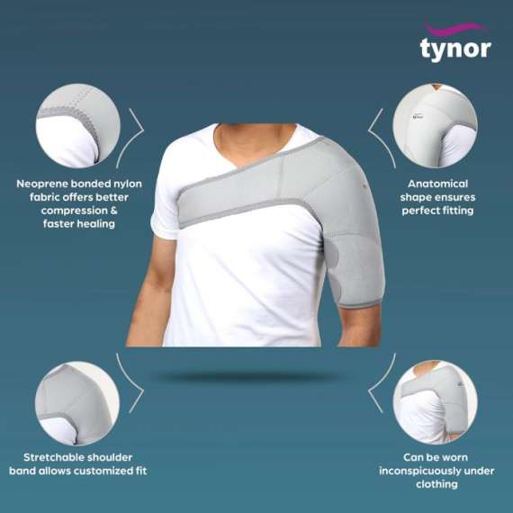Buy Tynor Neoprene Shoulder Support, Size: Universal Size in [storefront]