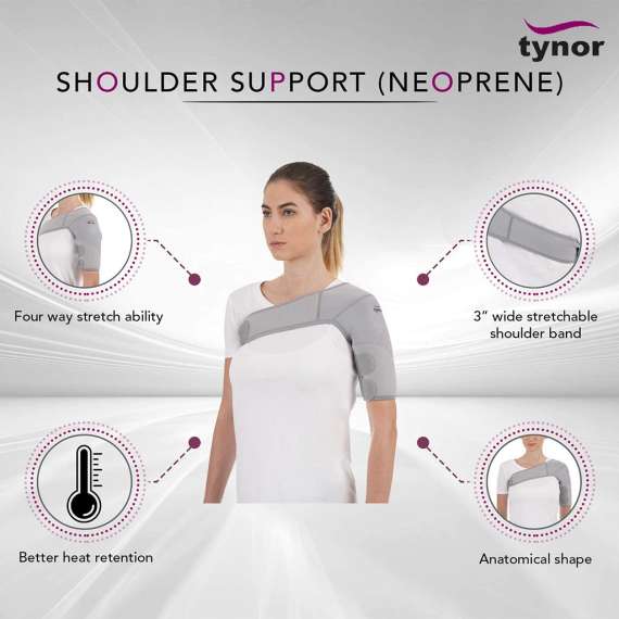 Buy Tynor Neoprene Shoulder Support, Size: Special Size in [storefront]
