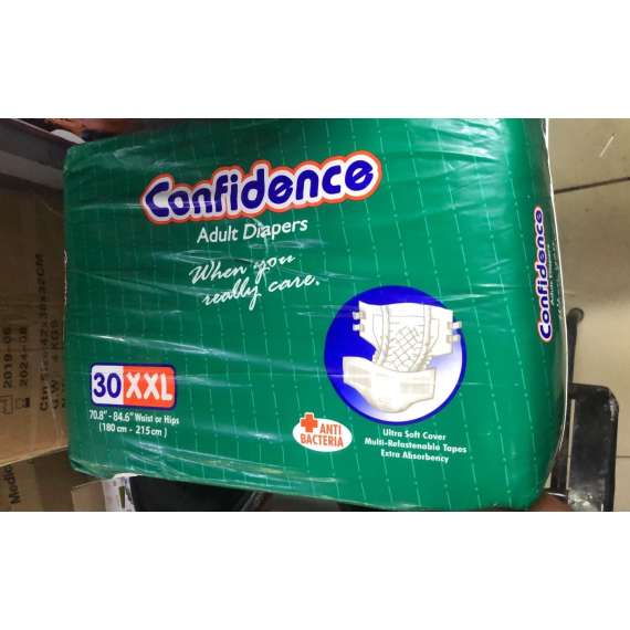 Buy Confidence 30Pack Adult Diapers, Product Size: Extra Extra Large (XXL) in [storefront]