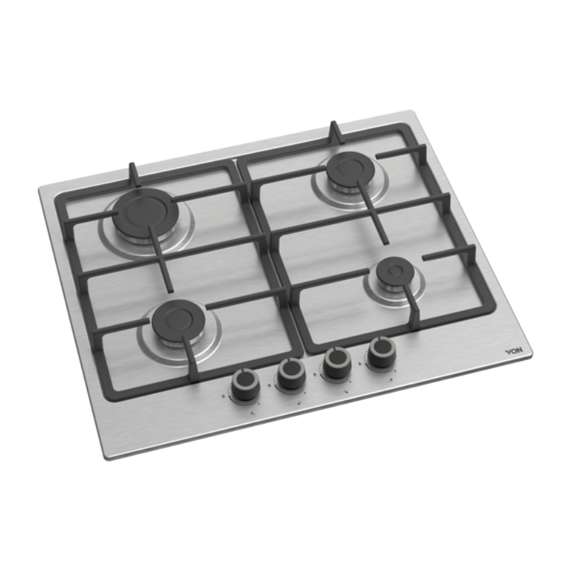 Buy Von VBBG6041NFX 60cm 4 Gas Hob in [storefront]