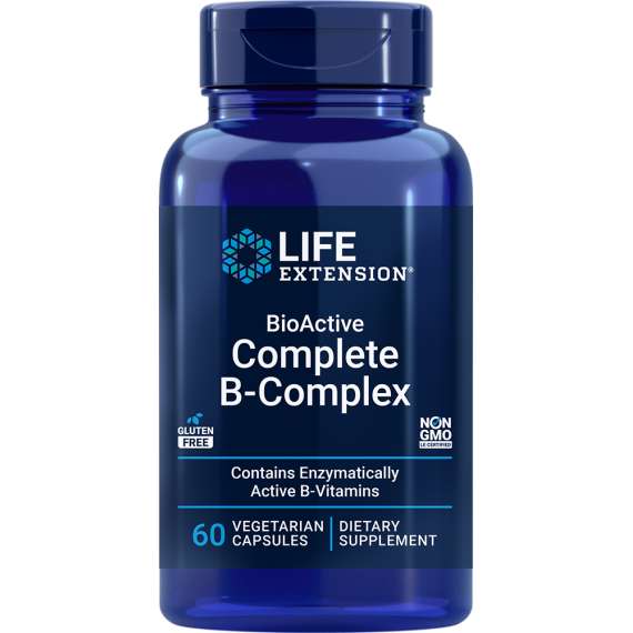 Buy Life Extension BioActive Complete B-Complex 60Capsules Supplement in [storefront]
