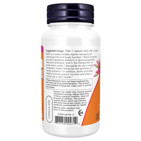 Buy Now 5000mcg Biotin 60Capsules Supplement in [storefront]