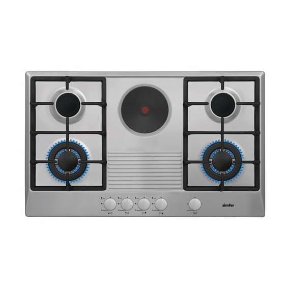 Buy Simfer H9415WEWIM 90CM 2 Gas Hob 2 Wok 1 Hotplate in [storefront]