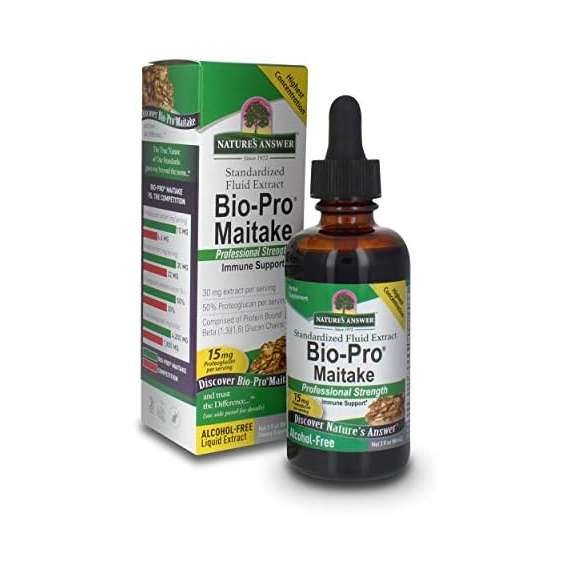 Buy Natures Answer 60ml Maitake Bio Beta Glucan Supplement in [storefront]