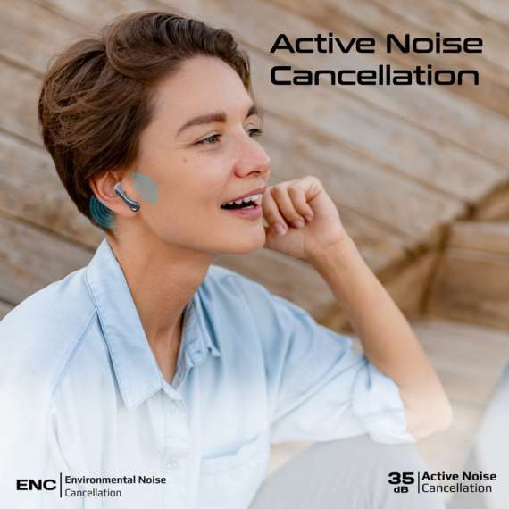 Buy Promate High Definition Hybrid ANC TWS Earbuds in [storefront]