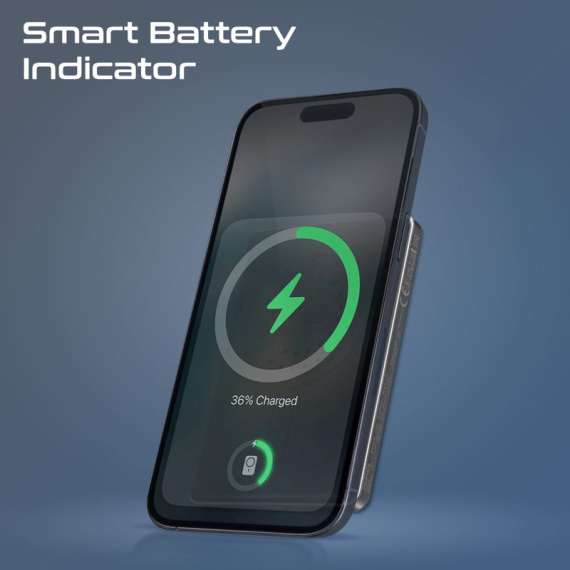 Buy Promate 5000mAh Ultra-Slim MagSafe Compatible Wireless Charging PowerBank in [storefront]