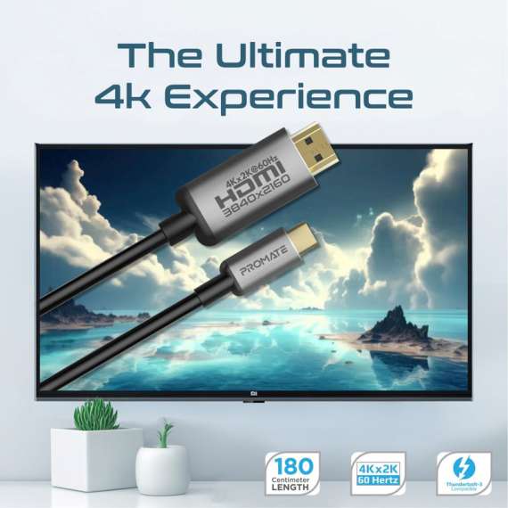 Buy Promate HDMI Male to VGA Female Display Adaptor in Kenya