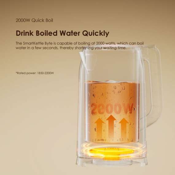 Buy oraimo SmartKettle Byte 2000W 304 Stainless Steel Electric Kettle in [storefront]