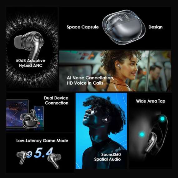 Buy Oraimo SpaceBuds Pro Hybrid ANC True Wireless Earbuds in [storefront]