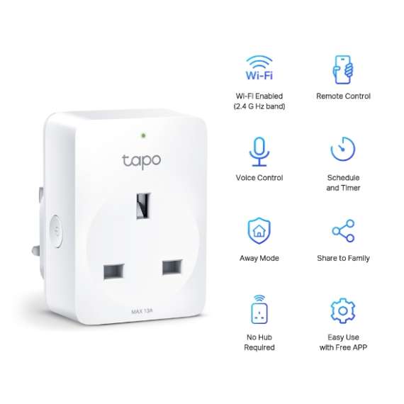 Buy TP-Link TL-TAPO P100 Mini Smart Wi-Fi Socket in [storefront]