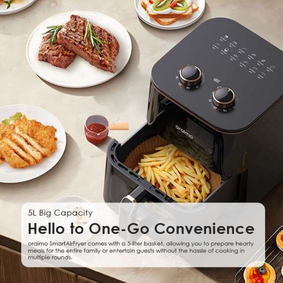 Buy Oraimo 1500W Cooking Visible Smart Air Fryer in [storefront]