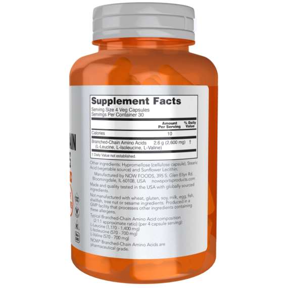 Buy Now Branched Chain Amino Acids 120Capsules Supplement in [storefront]