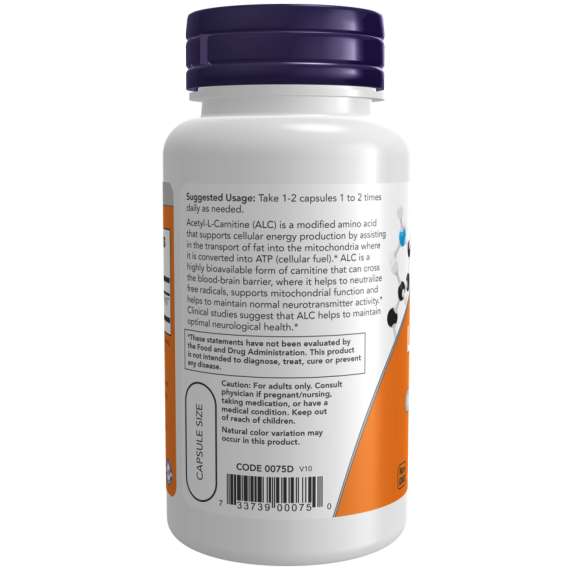 Buy Now 500mg Acetyl L Carnitine 50Capsules Supplement in [storefront]