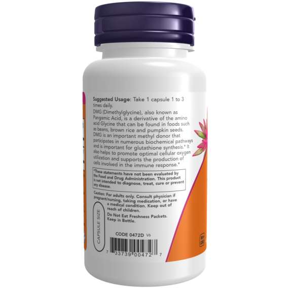 Buy Now 125mg DMG 100Capsules Supplement in [storefront]