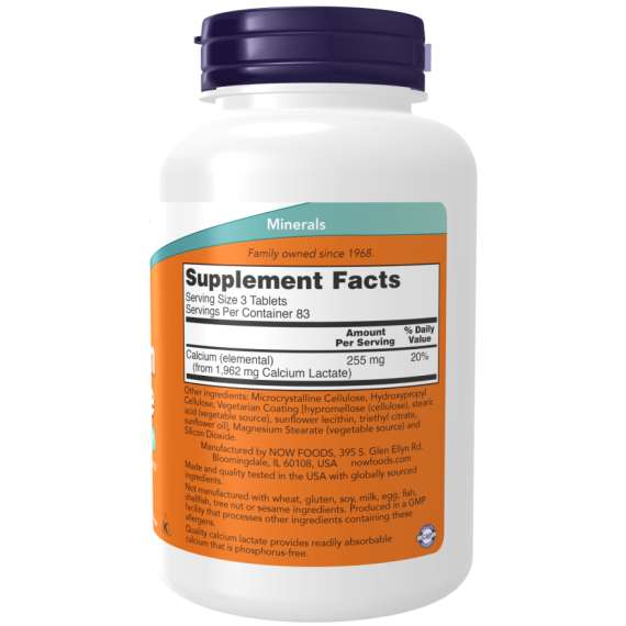 Buy Now Calcium Lactate 250Tablets Supplement in [storefront]