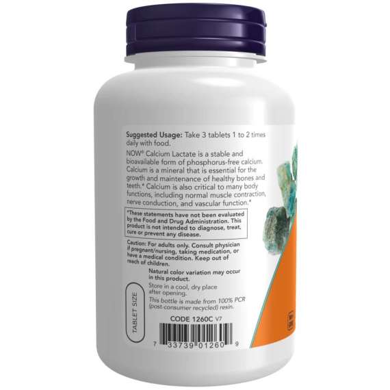 Buy Now Calcium Lactate 250Tablets Supplement in [storefront]