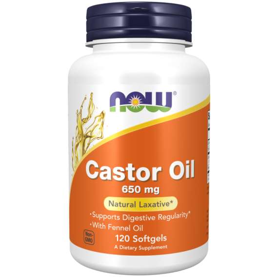 Buy Now 650mg Castor Oil 120Softgels Supplement in [storefront]