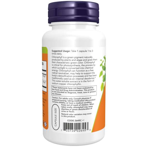 Buy Now 100mg Chlorophyll 90Capsules Supplement in [storefront]