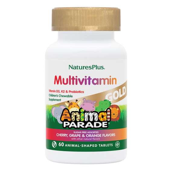 Buy Natures Plus Animal Parade Gold 60 Multivitamin Tablets Supplement in [storefront]