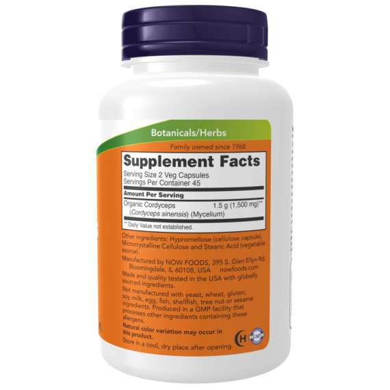 Buy Now 750mg Cordyceps 90Capsules Supplement in [storefront]
