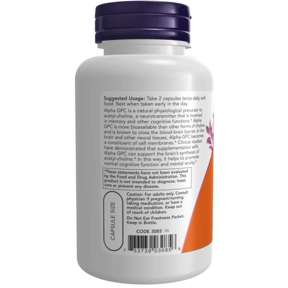Buy Now 300mg Alpha GPC 60Capsules Supplement in [storefront]