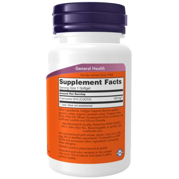Buy Now 100mg CoQ10 50Softgels Supplement in [storefront]