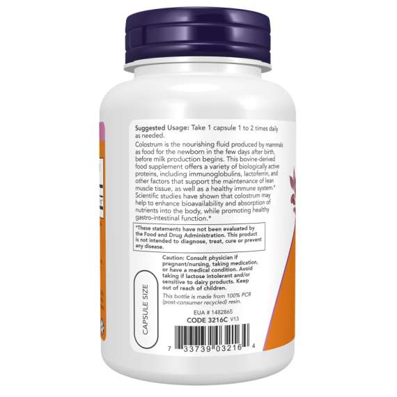 Buy Now 500mg Colostrum 120Capsules Supplement in [storefront]