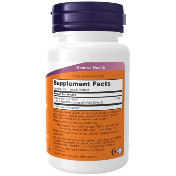 Buy Now 4mg Astaxanthin 60Capsules Supplement in [storefront]