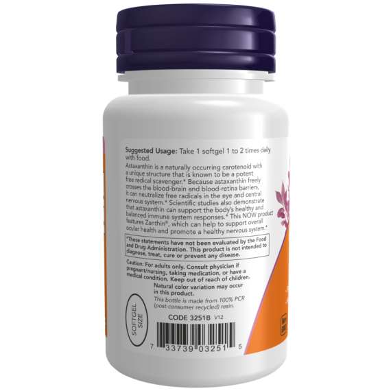 Buy Now 4mg Astaxanthin 60Capsules Supplement in [storefront]